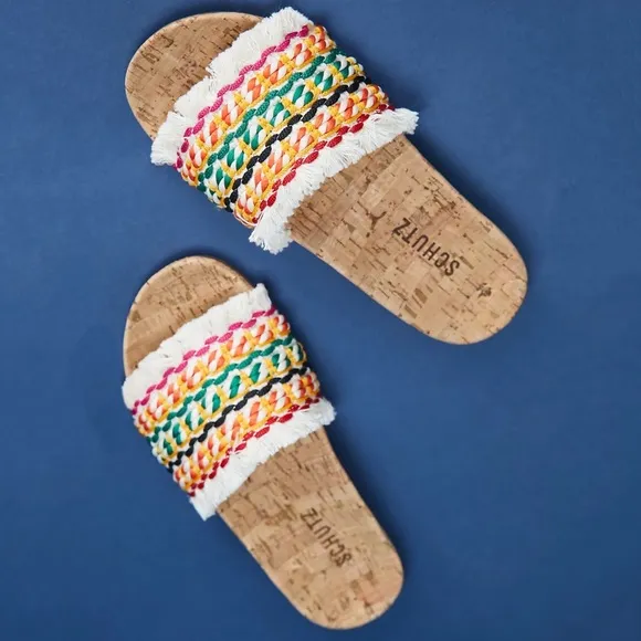 Anthropologie Schutz Kahara Slide Sandals