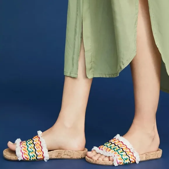 Anthropologie Schutz Kahara Slide Sandals