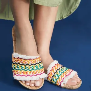 Anthropologie Schutz Kahara Slide Sandals