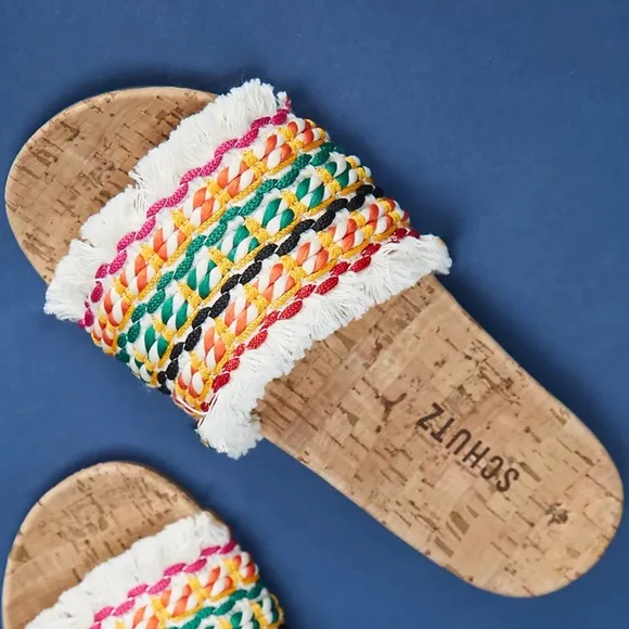 Anthropologie Schutz Kahara Slide Sandals