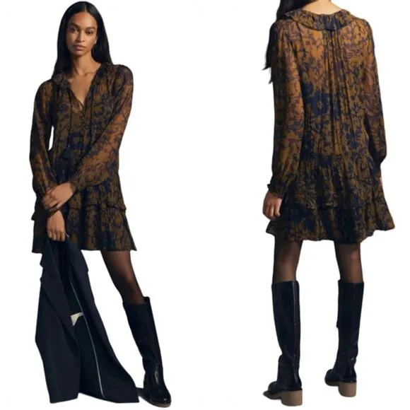 Anthropologie The Marais (similar) women’s dress floral print - Size 1X