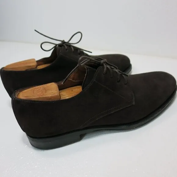 Aquatalia Arturo Suede Leather Dress Oxfords Footwear Men's Dress Shoes Sz 10