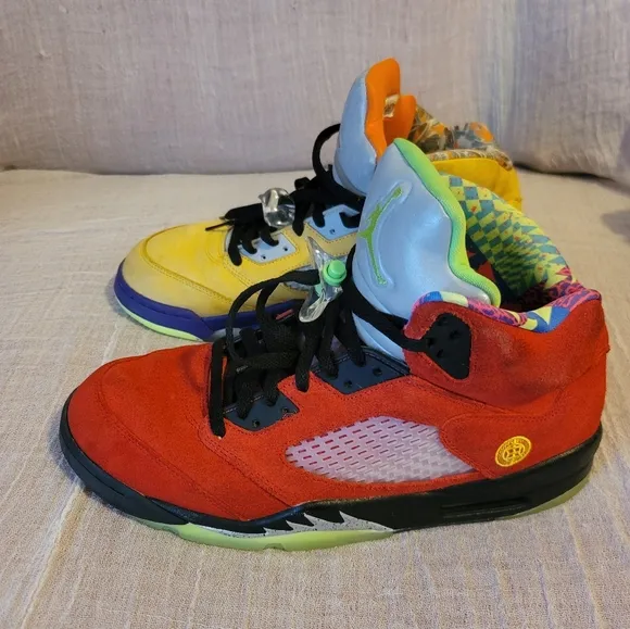 Authentic Jordan 5 Retro What The Size 12 Men with Original Box
