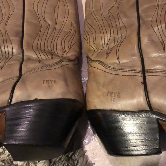 Awesome Vintage Frye Cowboy Boots Mens 9.5 womens 11