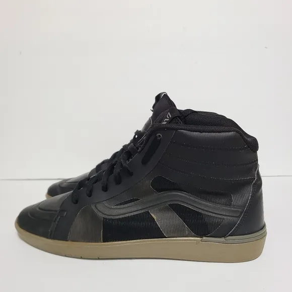 B51 Vans LXVI Red Dawn Collection Hi Top Black Skateboard Sneakers Shoes 12 Mens