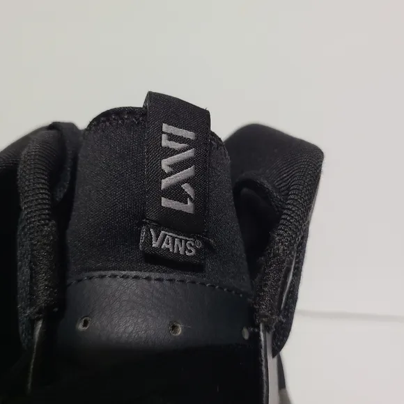 B51 Vans LXVI Red Dawn Collection Hi Top Black Skateboard Sneakers Shoes 12 Mens