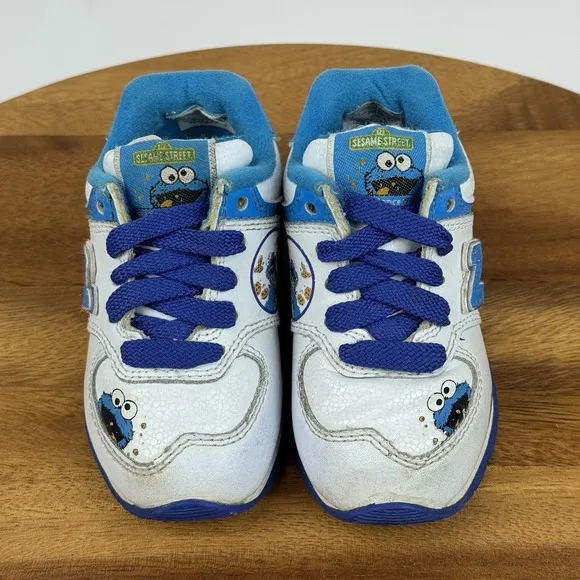 Baby New Balance Toddler 574 Sesame Street Cookie Monster Sneakers Shoes Size 5