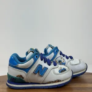 Baby New Balance Toddler 574 Sesame Street Cookie Monster Sneakers Shoes Size 5