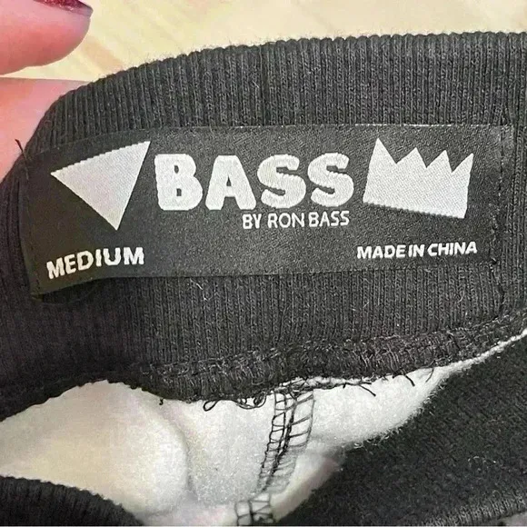 Bass by Ron Bass Large 84 hoodie sweatshirt &amp; Medium Sweatpants 90’s Hip Hop