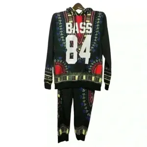 Bass by Ron Bass Large 84 hoodie sweatshirt &amp; Medium Sweatpants 90’s Hip Hop