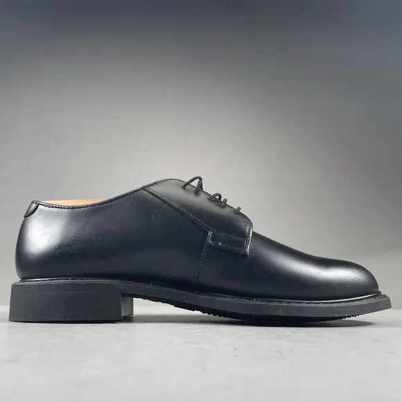 Bates Lites Men’s Size 8.5 E High Gloss Black Military Uniform Dress Shoe Oxford