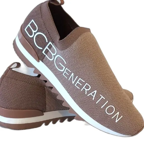 BCBGeneration Brown Sneakers with Slip-On Design