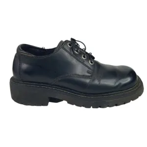 BED STU Sz 40 Chunky Platform Leather Boots Lace Up Shoes Vintage 90s Y2K