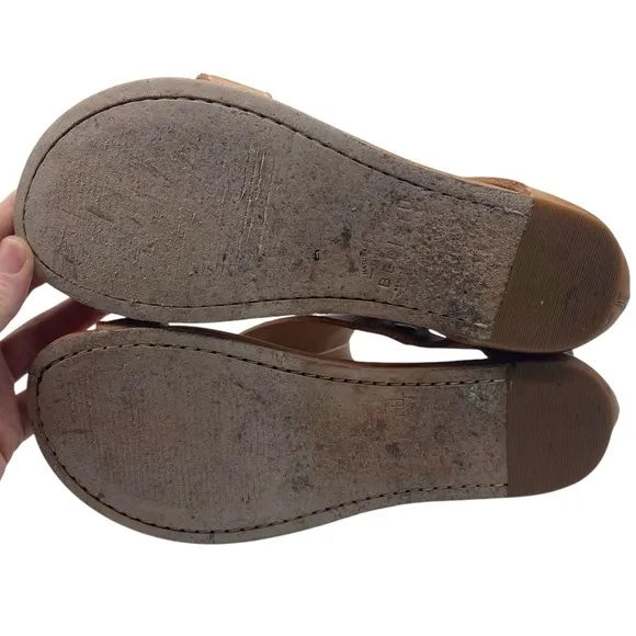 Bed Stu Womens Shoes Soto Sandals Sz 6 Tan Rustic Leather Flat Casual Boho
