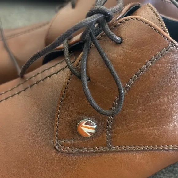 Ben Sherman Mens Tan Oxford Dress Shoes Size 10