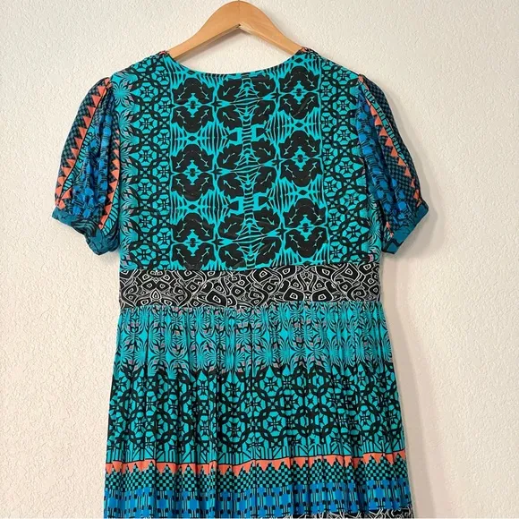 Bhanuni Marian Maxi Dress Anthropologie Boho Festival Embroidered Beaded Event