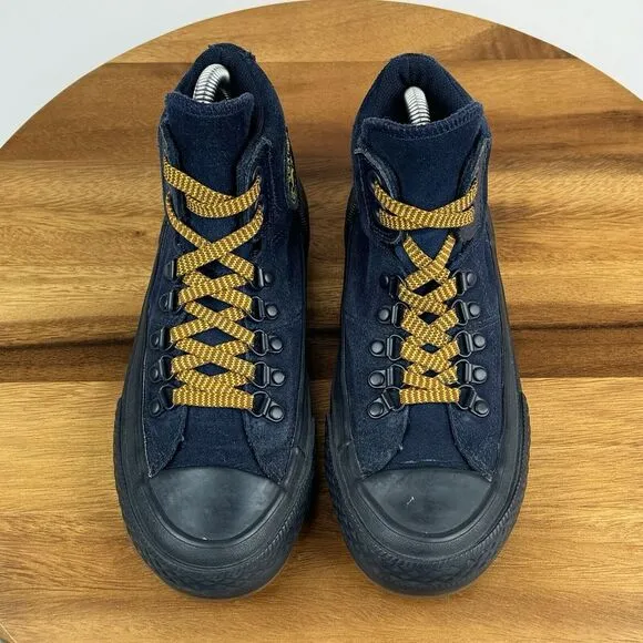 Big Kids Converse CTAS Street Hiker Navy Blue Suede Hi Top Sneakers Shoes Size 3