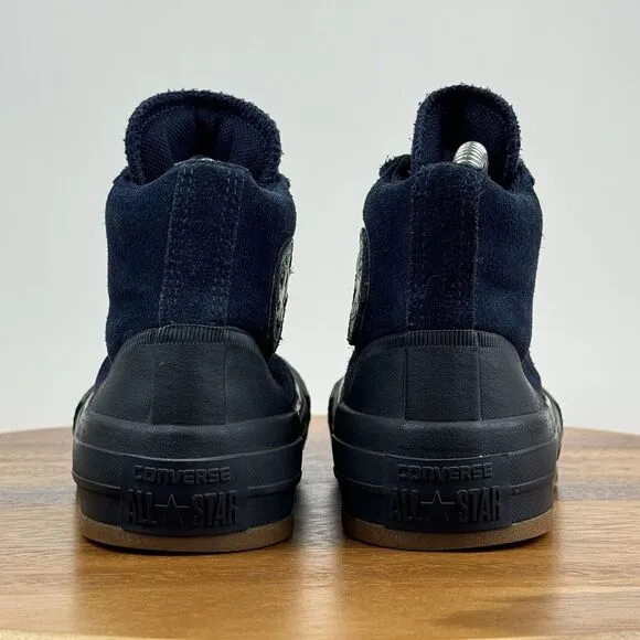 Big Kids Converse CTAS Street Hiker Navy Blue Suede Hi Top Sneakers Shoes Size 3