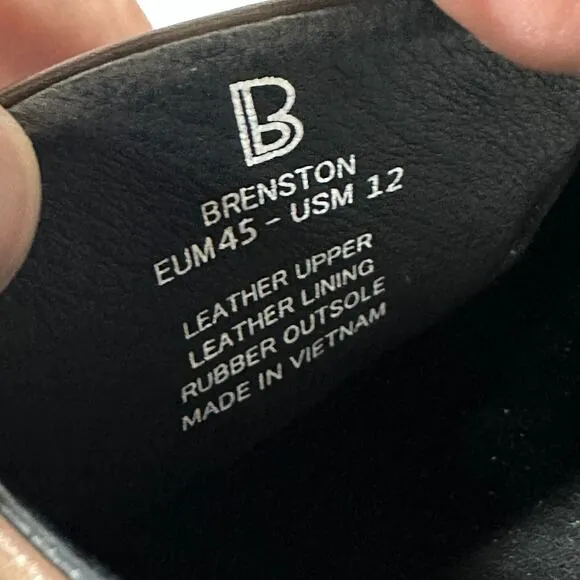 Birchbury Brenston Mens US 12 Dress Shoes Brown Leather Cap Toe Barefoot