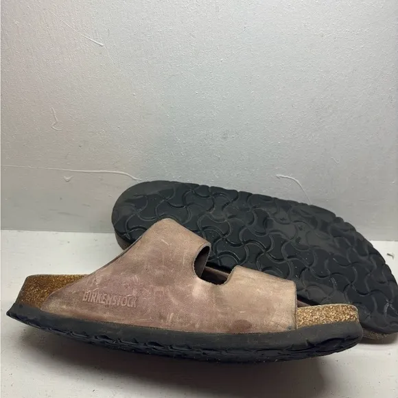 BIRKENSTOCK Arizona Oiled Leather Ethno Lavender Blush Sandals Kids size 24