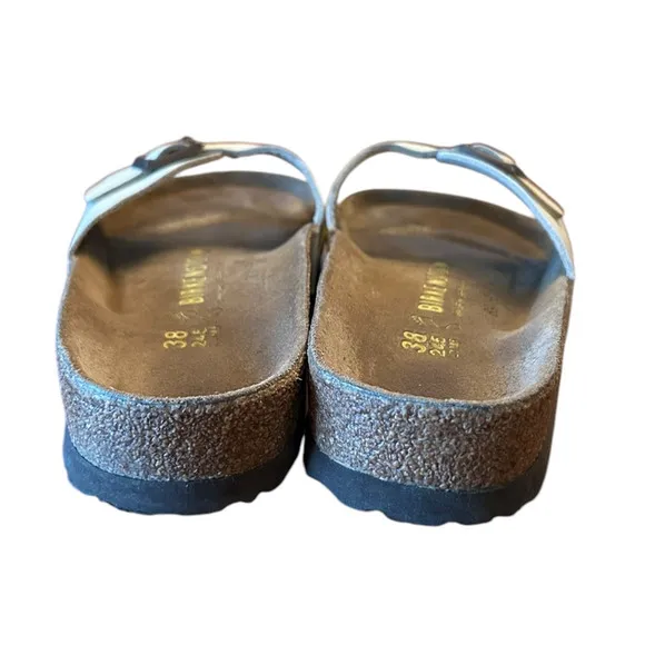 BIRKENSTOCK Ecru Cream Madrid  Birko Flor Sandals boho chic EU 38, US 7 - 7.5