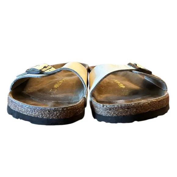 BIRKENSTOCK Ecru Cream Madrid  Birko Flor Sandals boho chic EU 38, US 7 - 7.5