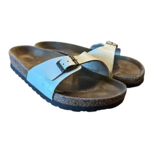 BIRKENSTOCK Ecru Cream Madrid  Birko Flor Sandals boho chic EU 38, US 7 - 7.5