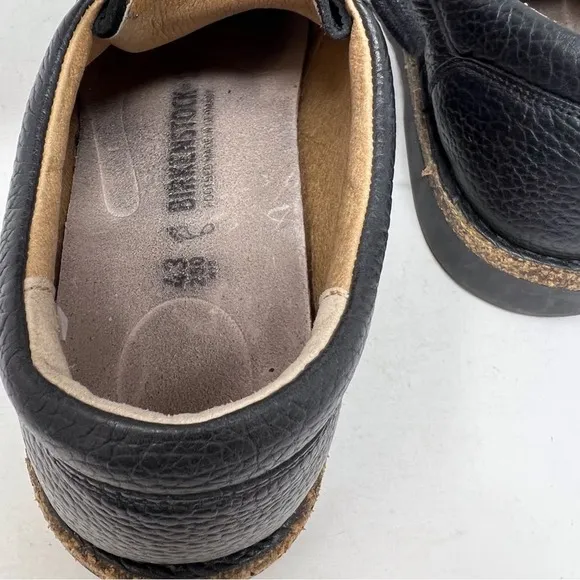BIRKENSTOCK Pasadena Black Pebbled Leather Chukka Shoes Men’s Size 43 EU 10 US