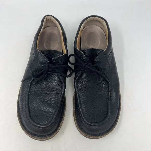 BIRKENSTOCK Pasadena Black Pebbled Leather Chukka Shoes Men’s Size 43 EU 10 US