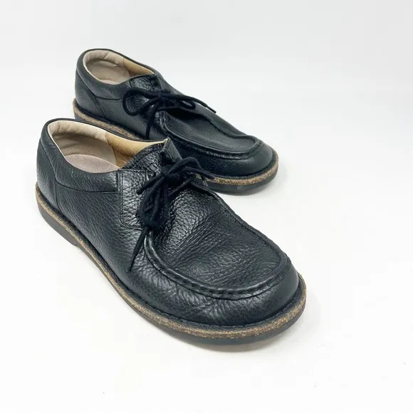 BIRKENSTOCK Pasadena Black Pebbled Leather Chukka Shoes Men’s Size 43 EU 10 US