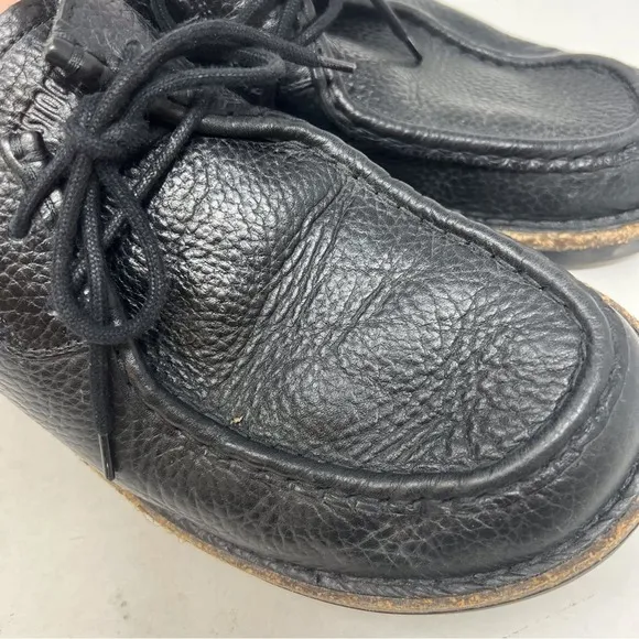 BIRKENSTOCK Pasadena Black Pebbled Leather Chukka Shoes Men’s Size 43 EU 10 US