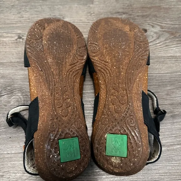 Black EL NATURALISTA Wakataua Shoes N412 - Size 38/US 7.5