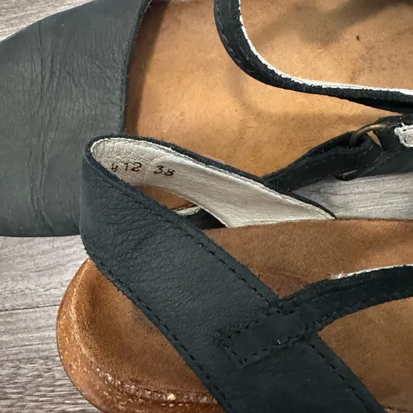 Black EL NATURALISTA Wakataua Shoes N412 - Size 38/US 7.5