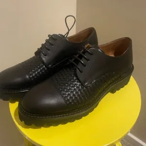 Black Leather women’s Oxford shoes