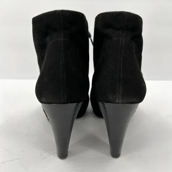 Black Suede Retro Bootie - Paul Green