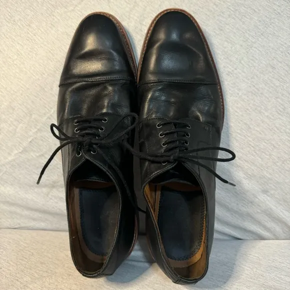 BLAKE MCKAY Cap-toe lace-up leather dress shoes, Size 11, GUC
