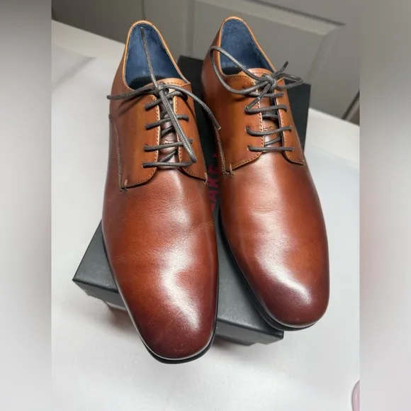 Blake McKay Fairfax Men’s Oxford Brown Dress Shoes