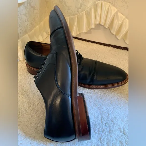 BLAKE MCKAY T9 MENS LEATHER OXFORD DRESS SHOES