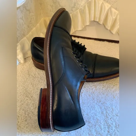 BLAKE MCKAY T9 MENS LEATHER OXFORD DRESS SHOES