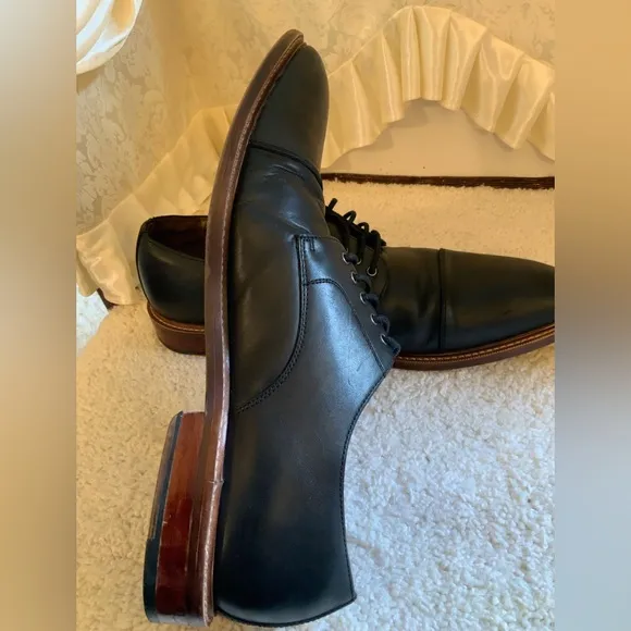 BLAKE MCKAY T9 MENS LEATHER OXFORD DRESS SHOES