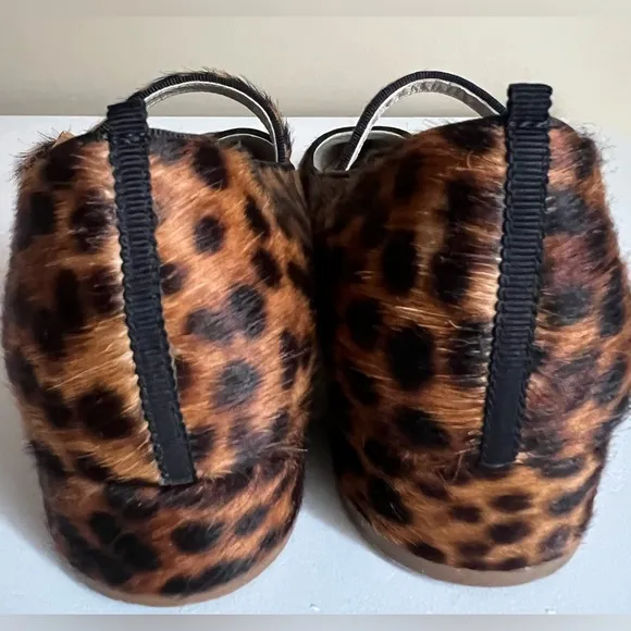 Boden Rosabel Leopard Calf Hair Pointed Toe.  Size 40
