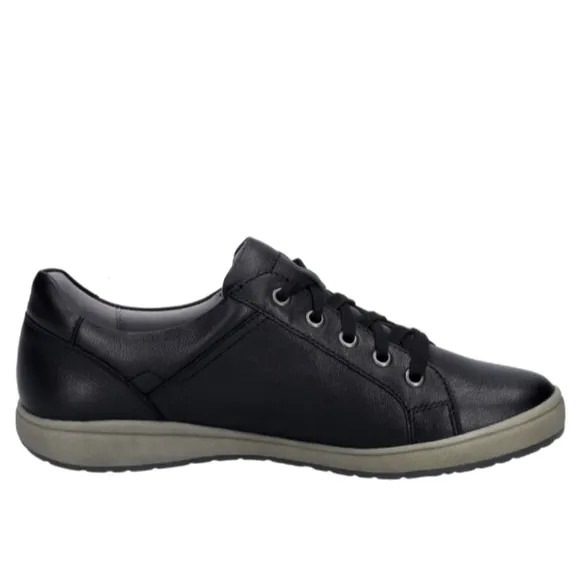 BOGO Josef Seibel Black Leather Classic Dress Sneakers Trainers Work Shoes 8.5