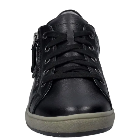 BOGO Josef Seibel Black Leather Classic Dress Sneakers Trainers Work Shoes 8.5