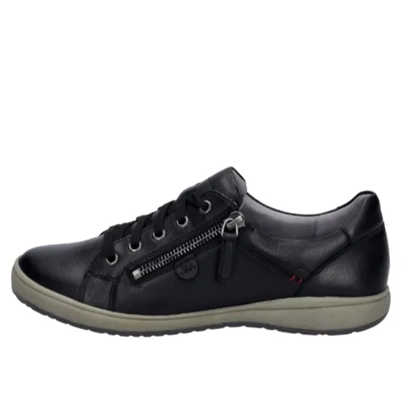 BOGO Josef Seibel Black Leather Classic Dress Sneakers Trainers Work Shoes 8.5