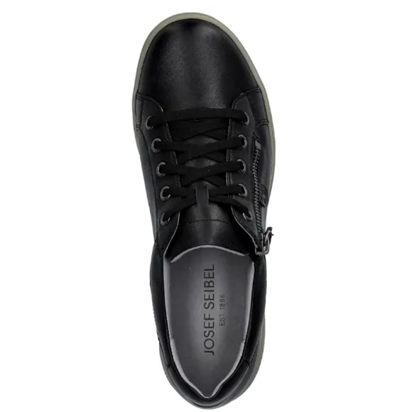 BOGO Josef Seibel Black Leather Classic Dress Sneakers Trainers Work Shoes 8.5