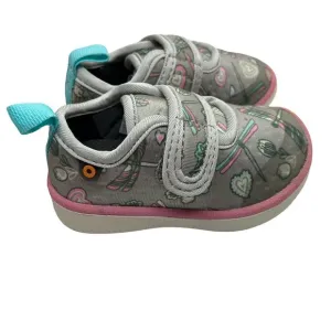 Bogs Shoes Dragonfly Puddles Unisex Kids Kicker Strap 72537K-066 Gray Slip On 4