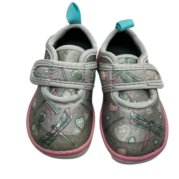Bogs Shoes Dragonfly Puddles Unisex Kids Kicker Strap 72537K-066 Gray Slip On 4