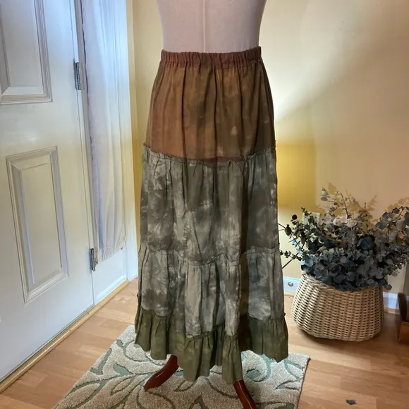 Boho Cottage handmade skirt, women’s size Large