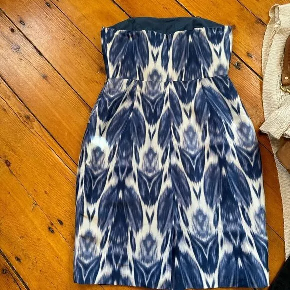 Boho J Crew Collection Strapless Dress‎ Sz 4