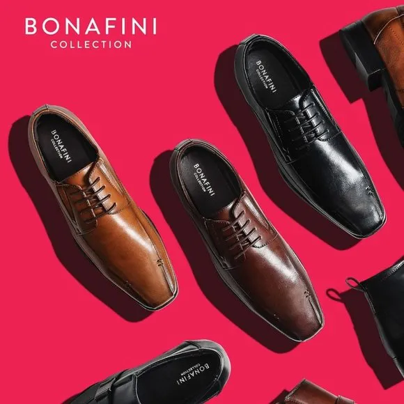 BONAFINI Collection Men's Luxury Derby Dress Shoes